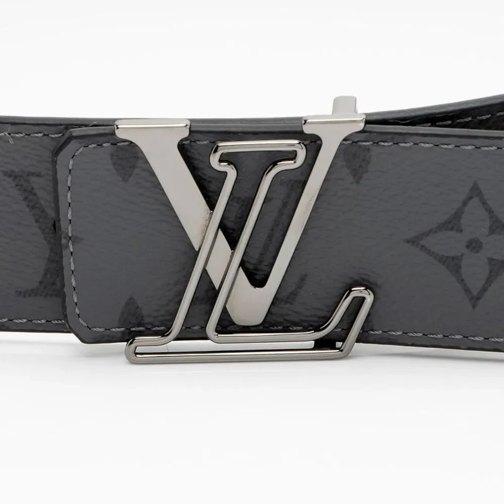 Louis Vuitton Monogram Eclipse Reversible LV Line Belt - Size 38 / 95 - Picture 4 of 4
